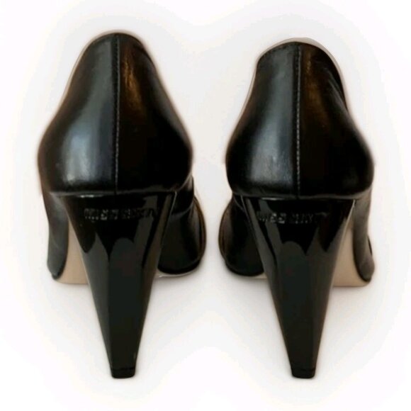 MISS SIXTY GENUINE LEATHER LOGO HEELS SIZE 39 or 8 - Picture 4 of 7